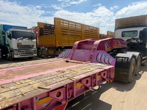 💢หางโรเบท 2 คาน iaa 💢 ✅ปี65 หาง 7.50 ม.  กว้าง 2.55 ม. สูง 95cm  ✅มีบันไดท้ายไฮดรอลิก ใช้งานได้ปกติ  ✅ขึ้นแมคโครได้สบาย   💸ราคา 550,000  ฿ ☎098-094723 แฮ็คส์  #แฮ็คส์รถบรรทุก