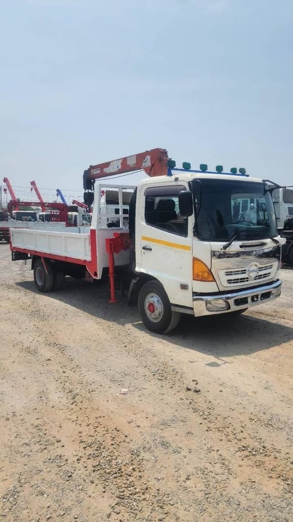 📣📣"Hino FC4J 144 แรงม้า 🌟6 ล้อ กระบะ 4.9 ม ก2.20ม แผง 40 ซม 🌟เครน Unic 3ตัน 3ปลอก 2ชัก" 💸ราคา385,000฿ 📍ชลบุรี ☎098-0947203 แฮ็คส์  #แฮ็คส์รถบรรทุก 📣📣"Hino FC4J 144 แรงม้า 🌟6 ล้อ กระบะ 4.9 ม ก2.20ม แผง 40 ซม 🌟เครน Unic 3ตัน 3ปลอก 2ชัก" 💸ราคา385,000฿ 📍ชลบุรี ☎098-0947203 แฮ็คส์  #แฮ็คส์รถบรรทุก