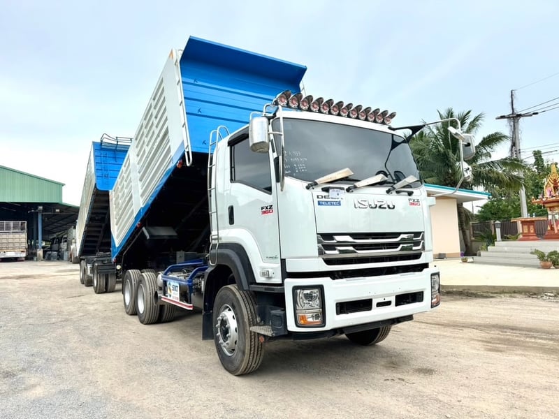  📣ISUZU FXZ 360 ปี65 (ธันวา) 🌟รหัสmtแท้ไฟรุ่นใหม่ พ่วงแม่ลูก ลูกปี65  🌟ไมล์น้อยมากๆ  33,000 KM. แท้ 🌟แม่ลูกกระบะดั้มเหล็ก SKT ลูก3คาน 🌟รถเดิม สวย ไม่มีอุบัติเหตุยาว 6.20 ลูก 6.50ม.  💸ราคา 3,180,000 บาท 📍นครปฐม ☎098-0947203  แฮ็คส์  #แฮ็คส์รถบรรทุก