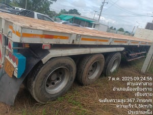 📣📣หางพื้นสามเพลาสามมิตร ปี 66  💸ราคา 320,000 ฿ พร้อมใช้งาน ☎098-0947203 แฮ็คส์  #รับฝากขายรถบรรทุกทุกชนิด  #แฮ็คส์รถบรรทุก