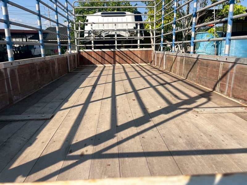 ISUZU NQR 175แรงม้า รถบรรทุก 6ล้อ กระบะเหล็ก ปี2012