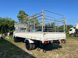 ISUZU NQR 175แรงม้า รถบรรทุก 6ล้อ กระบะเหล็ก ปี2012