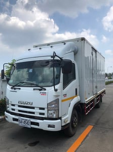 ฿ 650,000 -  ขายด่วน ISUZU FRR190 ปี66 ตู้แห้ง   สวย พร้อมใช้