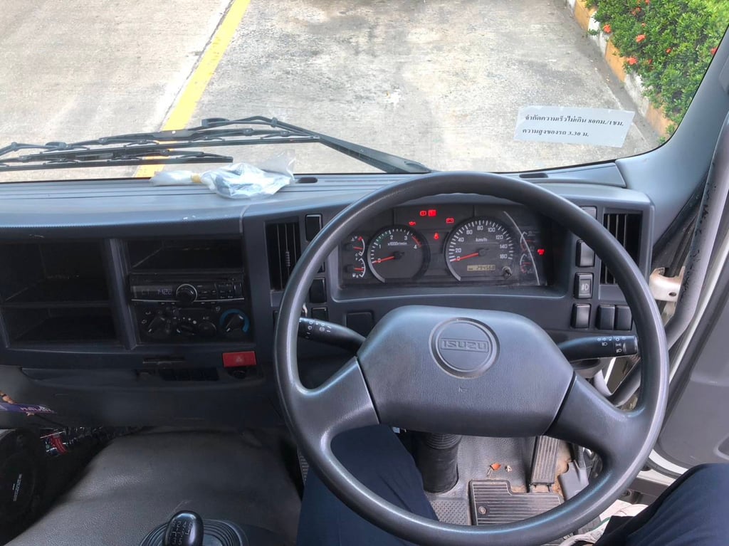 ฿ 650,000 -  ขายด่วน ISUZU FRR190 ปี66 ตู้แห้ง   สวย พร้อมใช้