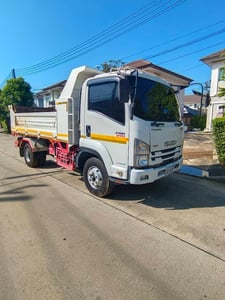 ISUZU FRR 210แรงม้า รถบรรทุก 6ล้อ ดั้มพ์ ปี2019 เลขไมล์ 74,836 กม.