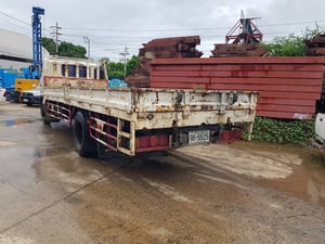 HINO FG 212แรงม้า รถบรรทุก 6ล้อ กระบะเหล็ก ปี2004฿ 495,000 -  ขายด่วน 6 ล้อ HINO FG กะบะ พื้นเรียบ 