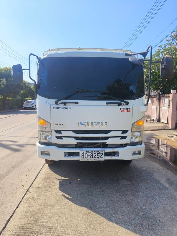 ISUZU FRR 210แรงม้า รถบรรทุก 6ล้อ ดั้มพ์ ปี2019 เลขไมล์ 74,836 กม.