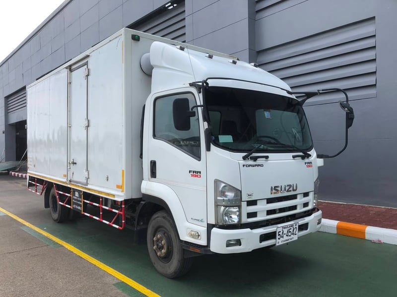 ฿ 650,000 -  ขายด่วน ISUZU FRR190 ปี66 ตู้แห้ง   สวย พร้อมใช้