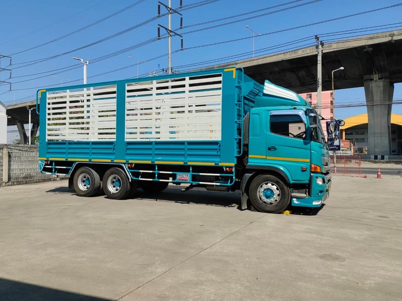 HINO FL 260แรงม้า รถบรรทุก 10ล้อ กระบะคอกสูง ปี2017