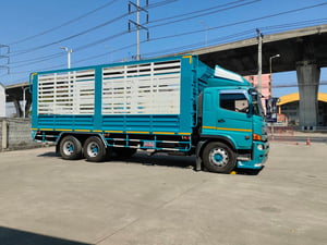 HINO FL 260แรงม้า รถบรรทุก 10ล้อ กระบะคอกสูง ปี2017