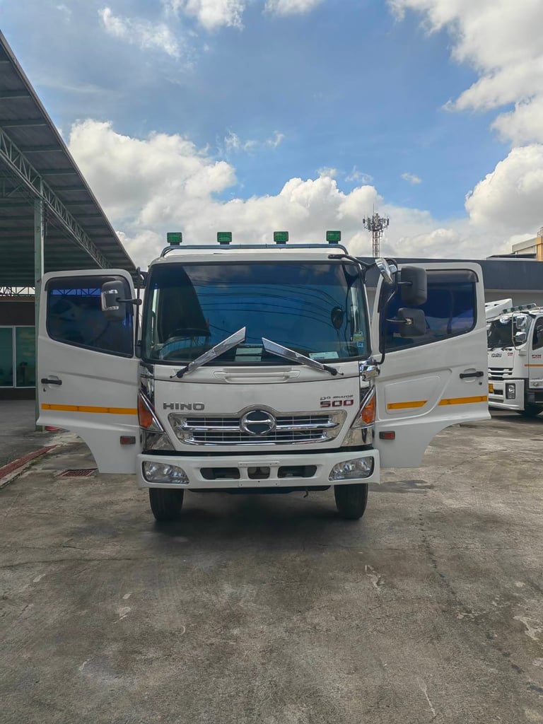 HINO FC 175แรงม้า รถบรรทุก 6ล้อ โม่ผสมปูน ปี2017