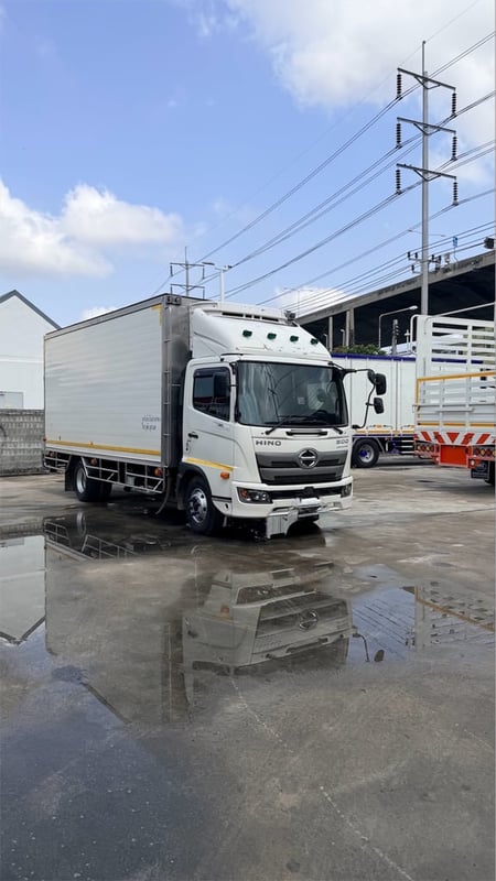 HINO FC 175แรงม้า รถบรรทุก 6ล้อ ตู้เย็น ปี2020 มือเดียว ไม่เคยเกิดเหตุ