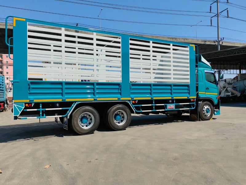 HINO FL 260แรงม้า รถบรรทุก 10ล้อ กระบะคอกสูง ปี2017