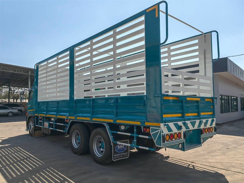 HINO FL 260แรงม้า รถบรรทุก 10ล้อ กระบะคอกสูง ปี2017