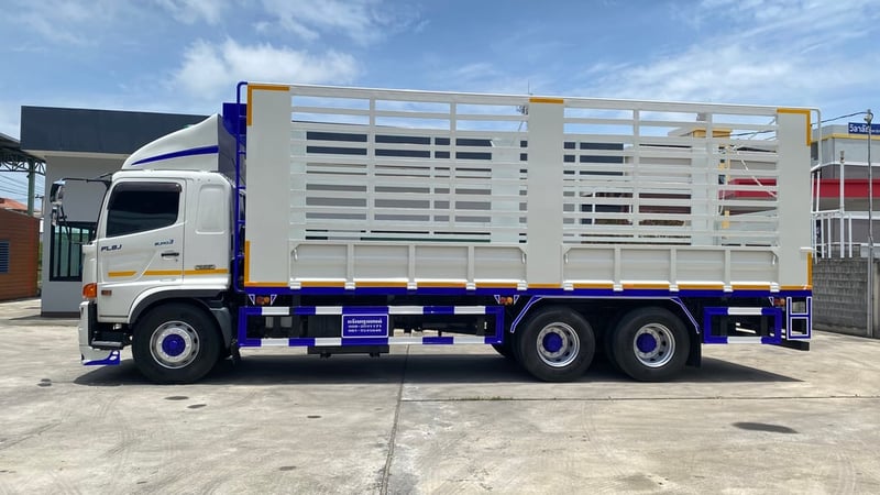 HINO FL 260แรงม้า รถบรรทุก 10ล้อ กระบะคอกสูง ปี2016