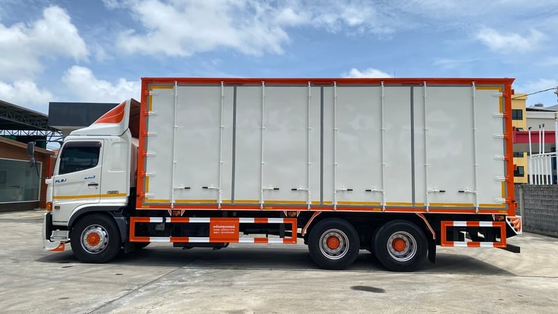 HINO FL 260แรงม้า รถบรรทุก 10ล้อ ตู้แห้ง ปี2016