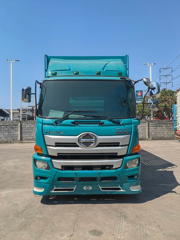 HINO FL 260แรงม้า รถบรรทุก 10ล้อ กระบะคอกสูง ปี2017