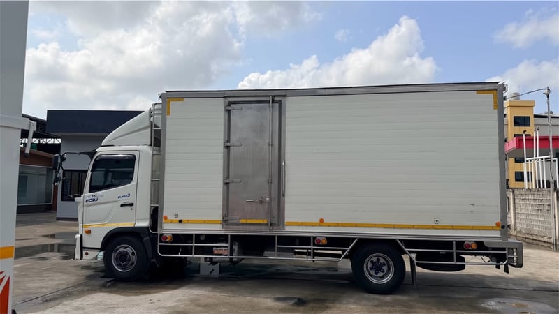 HINO FC 175แรงม้า รถบรรทุก 6ล้อ ตู้เย็น ปี2020 มือเดียว ไม่เคยเกิดเหตุ