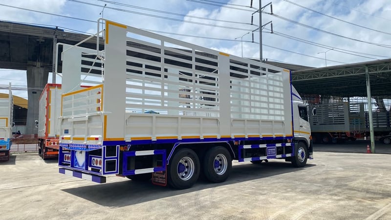 HINO FL 260แรงม้า รถบรรทุก 10ล้อ กระบะคอกสูง ปี2016