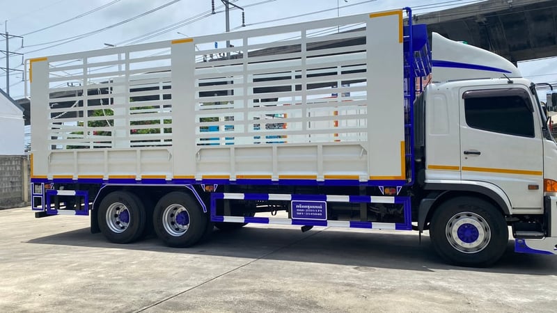 HINO FL 260แรงม้า รถบรรทุก 10ล้อ กระบะคอกสูง ปี2016