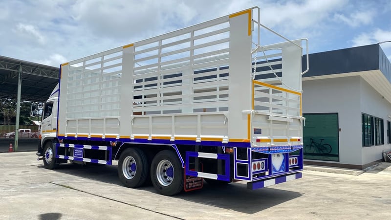 HINO FL 260แรงม้า รถบรรทุก 10ล้อ กระบะคอกสูง ปี2016