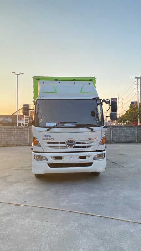 HINO FG 212แรงม้า รถบรรทุก 6ล้อ ตู้แห้ง ปี2012