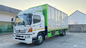 HINO FG 212แรงม้า รถบรรทุก 6ล้อ ตู้แห้ง ปี2012