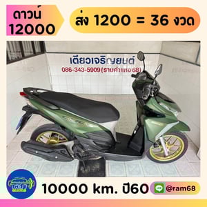 Click125i สต๊าดติด ขับได้ มีเล่ม รถบ้านแท้ เจ้าของฝากขาย เอกสารครบ สภาพพร้อมใช้ เครื่องดี ศูนย์ดี ชุดสีสวย วิ่ง10000 ปี60