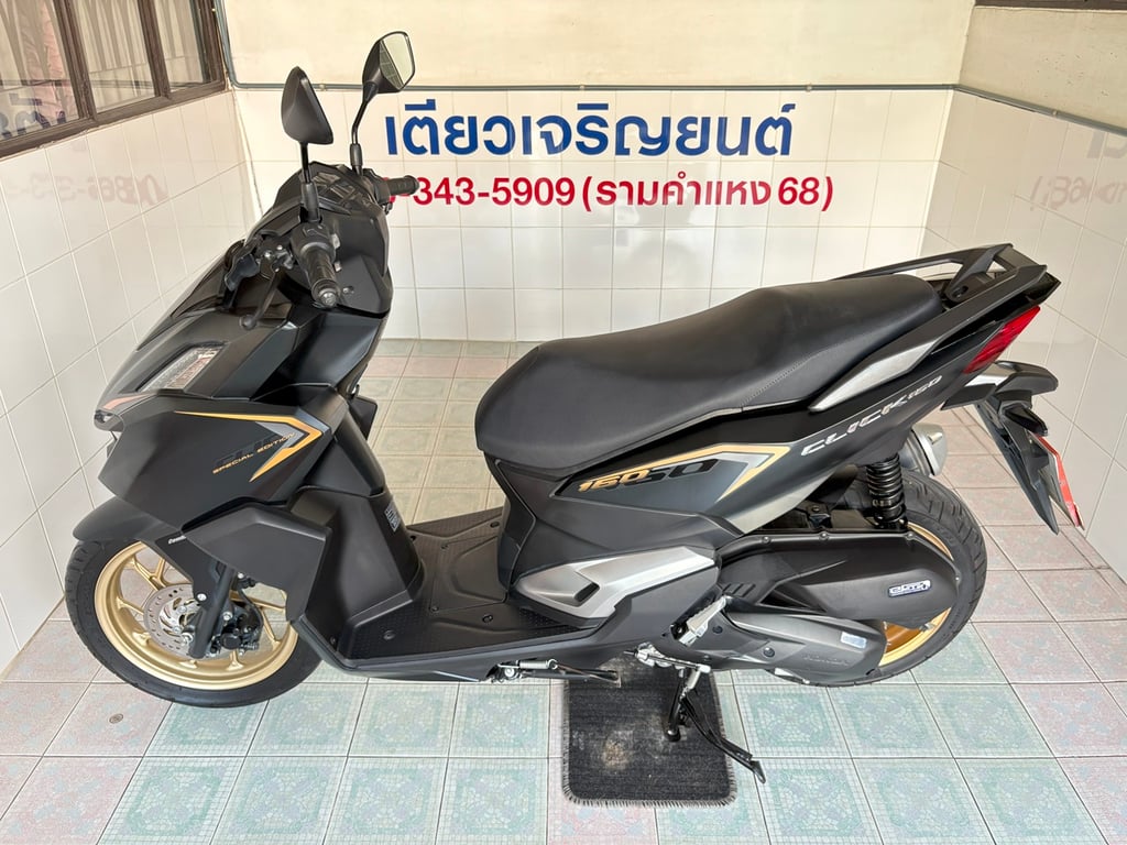 Click160i สภาพเดิม ไม่ล้ม ไม่ชน ไม่จมน้ำ เครื่องดี เอกสารครบ จัดส่งได้ทั่วไทย มีเก็บปลายทาง วิ่ง8000 ปี66