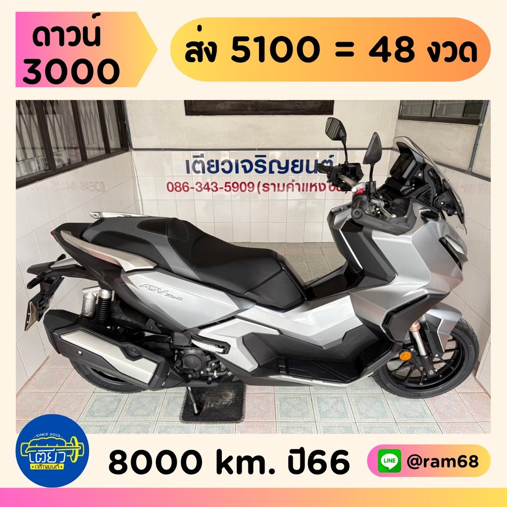 Honda ADV350 วิ่ง 8000 โล ปี66 Honda ADV350 วิ่ง 8000 โล ปี66