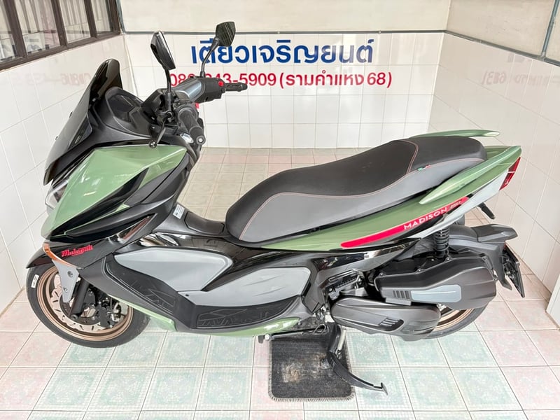 Madison150 4V โฉม2023 ผ่อนได้ ไม่ต้องค้ำ รถมือเดียว สภาพซื้อจอด ไม่เคยล้ม ไม่เคยชน เอกสารครบ วิ่ง6000 กลางปี67