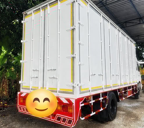 NISSAN UD PKB 216แรงม้า รถบรรทุก 6ล้อ ตู้แห้ง ปี2004 เลขไมล์ 519,000 กม.