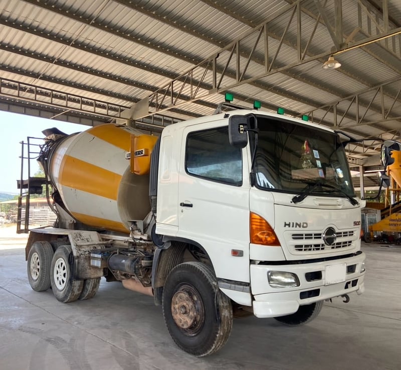ขายรถ10ล้อโม่ปูน HINO 330 ปี55 โม่6คิว เน้นโทร 099-4982892