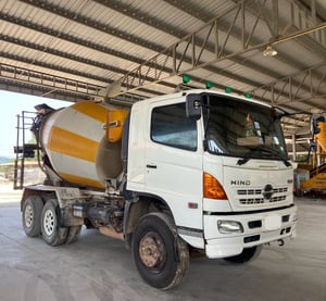 ขายรถ10ล้อโม่ปูน HINO 330 ปี55 โม่6คิว เน้นโทร 099-4982892