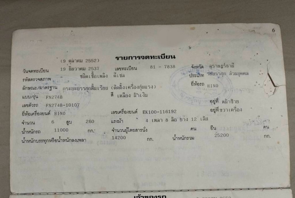 ขายรถ10ล้อท้ายล้าดติดเครน 5ตัน HINO 260 เน้นโทร 099-4982892