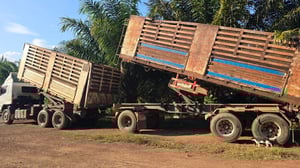 ขายรถ22ล้อดั้ม HINO 344 กับหางSTL เดิมๆเน้นโทร 099-4982892