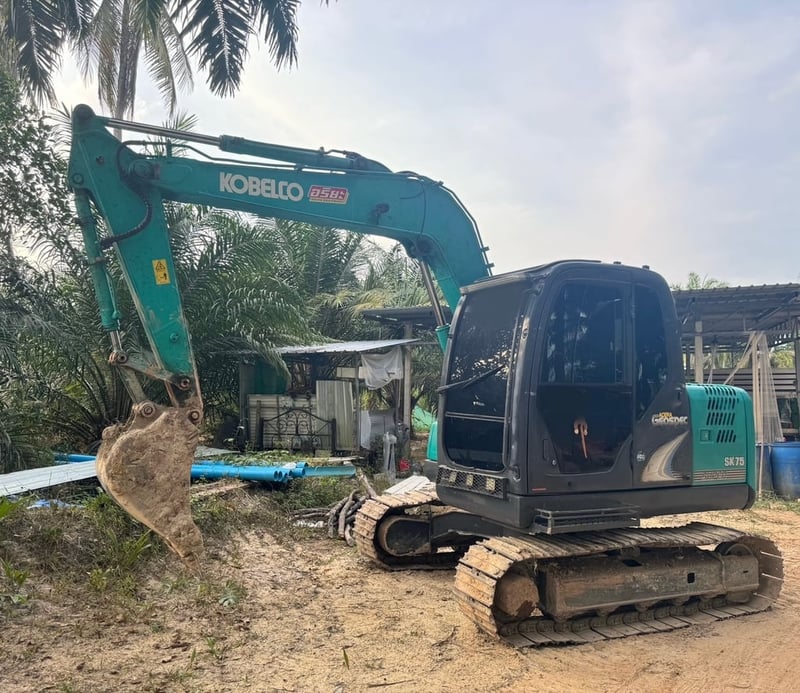 ขายรถแบคโฮ SK75-8 เดิมๆเล่มทะเบียน เน้นโทร 099-4982892