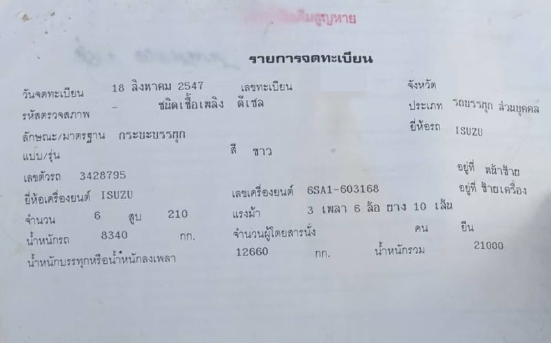 ขายรถ10ล้อท้ายลาดติดเครน 3ตัน ISUZU 210 เน้นโทร 099-4982892