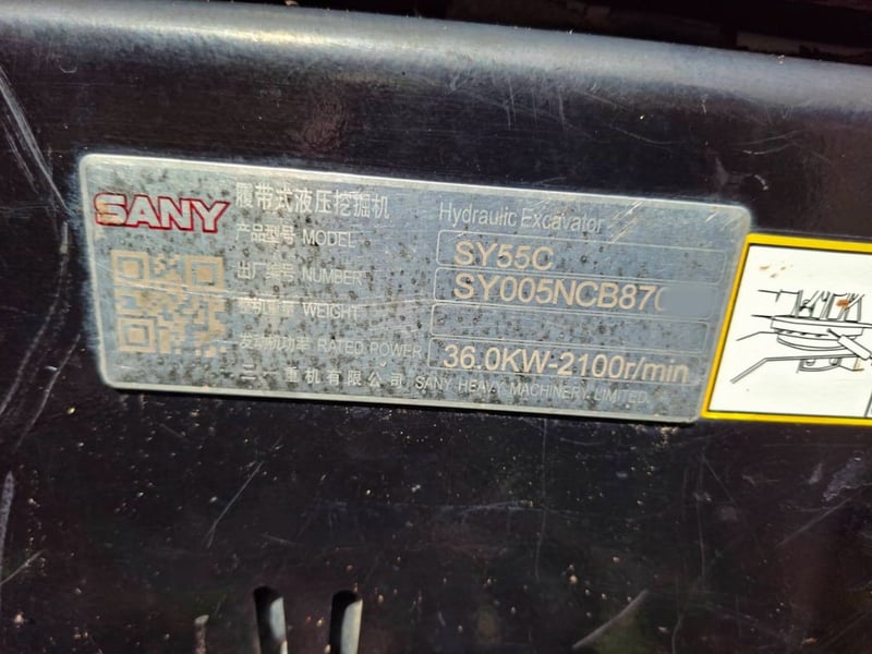 ขายรถแบคโฮ SY55C ทำงาน 2,600ชั่วโมง สวยๆเน้นโทร 099-4982892
