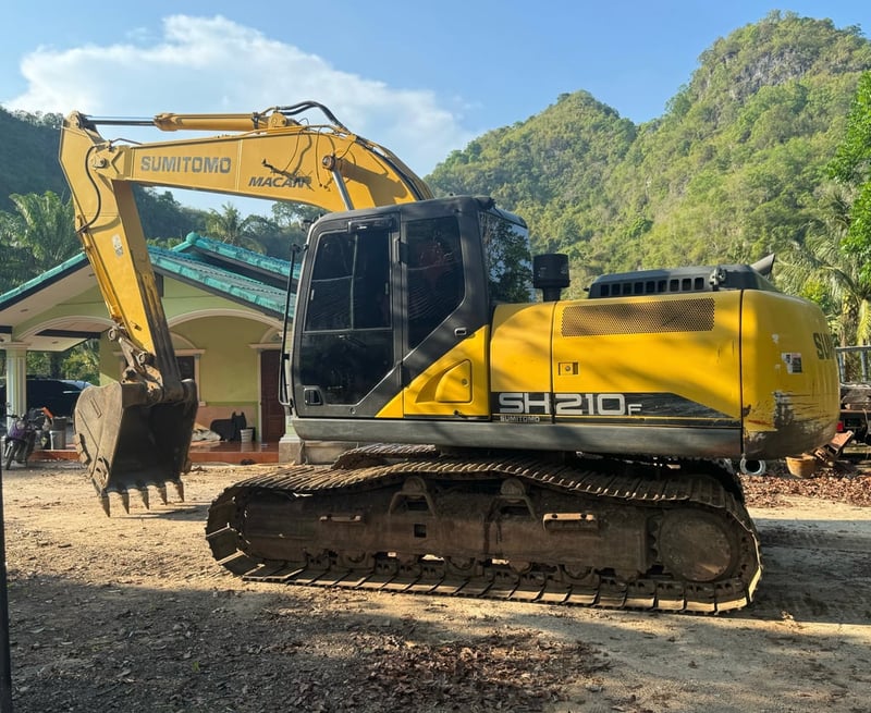ขายรถแบคโฮ SH210F-6 ทำงาน 7,500ชั่วโมง เดิมๆเล่ม เน้นโทร 099-4982892
