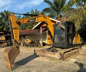 ขายรถแบคโฮ SY75C ทำงาน 5,800ชั่วโมง ชุดจด เน้นโทร 099-4982892