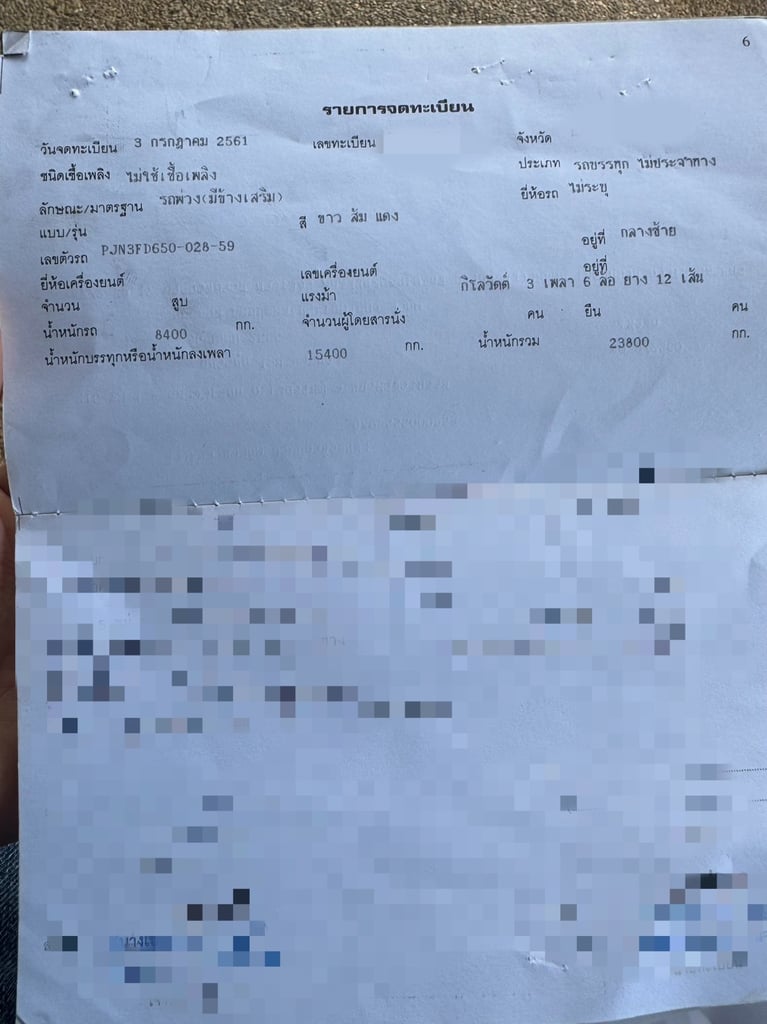 ขายรถ22ล้อดั้ม ISUZU 360กับหางPJN ปี61เดิมๆเน้นโทร 099-4982892