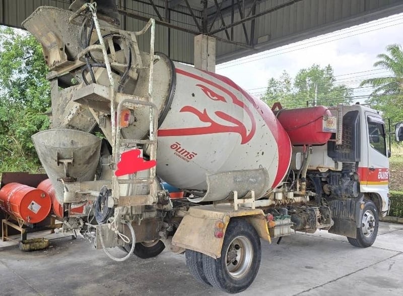 ขายรถ6ล้อโม่ปูน HINO 175แรงม้าปี57 เดิมๆเน้นโทร 099-4982892