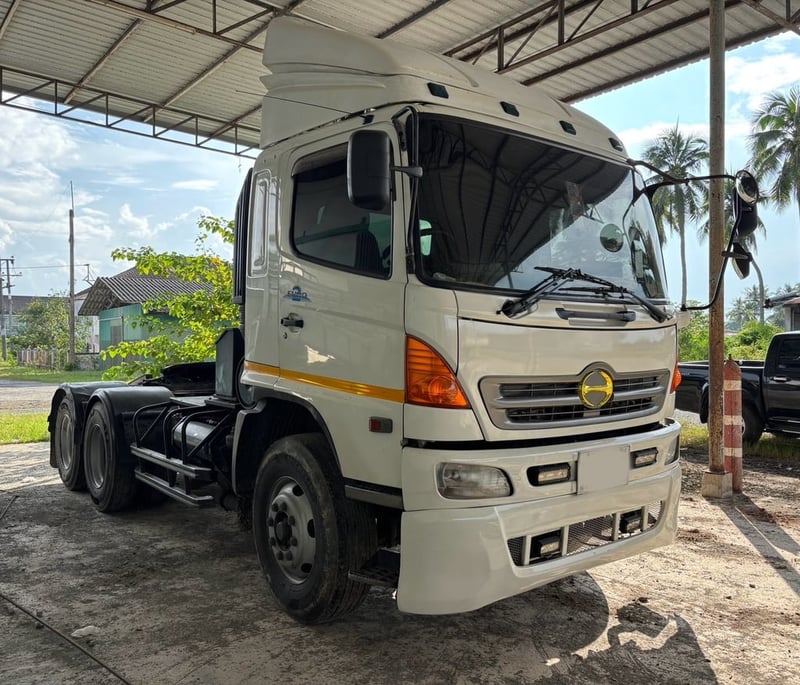 ขายรถ18ล้อหัวลากหางพื้นเรียบ HINO 320 เดิมๆเน้นโทร 099-4982892