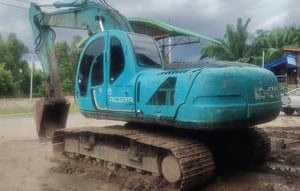 ขายแบคโฮ SK200-V มีลายหัวกระแทก พร้อมใช้เน้นโทร 099-4982892