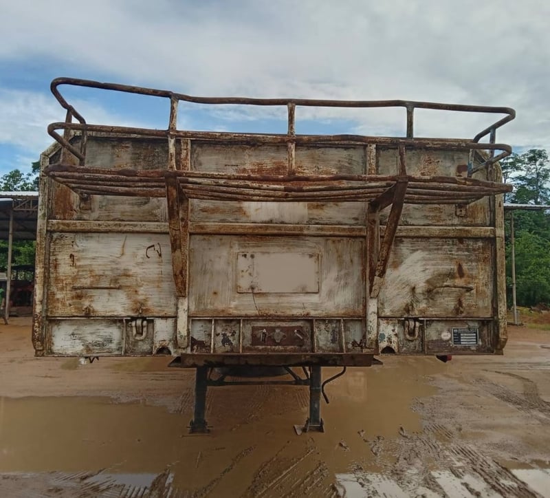 ขายหางพื้นเรียบ3เพลา SMMปี51 พร้อมใช้ เน้นโทร 099-4982892