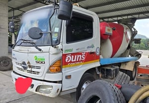 ขายรถ6ล้อโม่ปูน HINO 175แรงม้าปี57 เดิมๆเน้นโทร 099-4982892