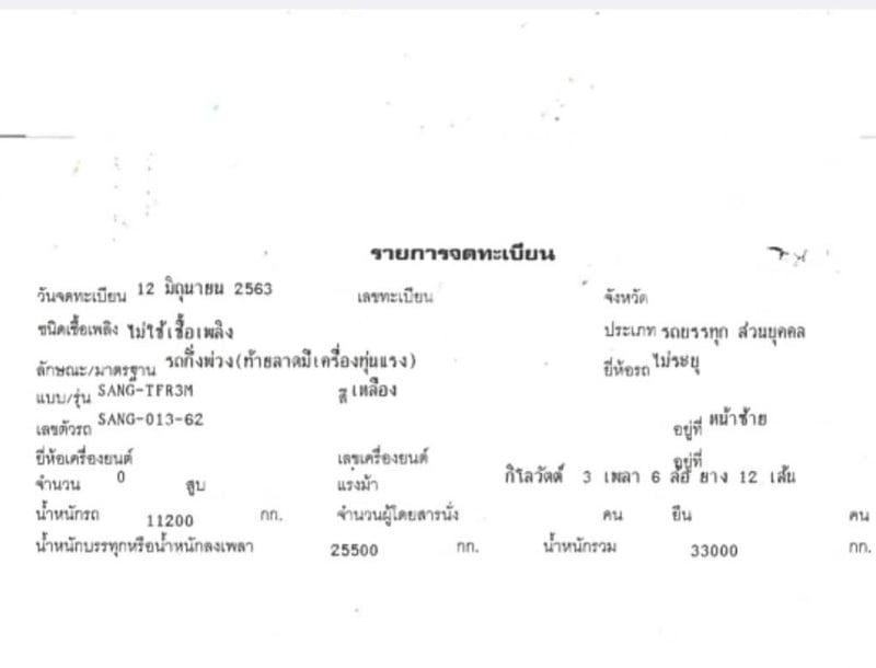 ขายหางโลว์เบด3เพลา SANG ปี63 เดิมๆเน้นโทร 099-4982892