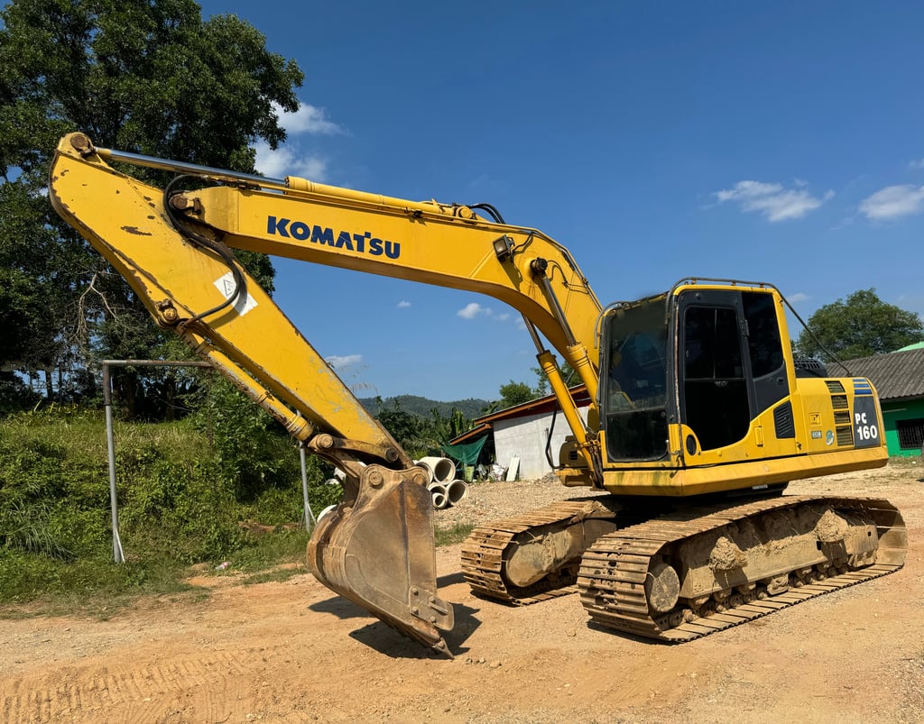 ขายรถแบคโฮ PC160LC-8 สวยเดิม เล่ม เน้นโทร 099-4982892