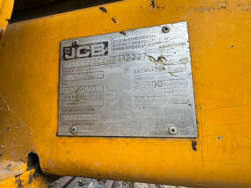 ขายรถแบคโฮ JCB JS200SC 7,500ชั่วโมง เดิมๆเล่ม เน้นโทร 099-4982892